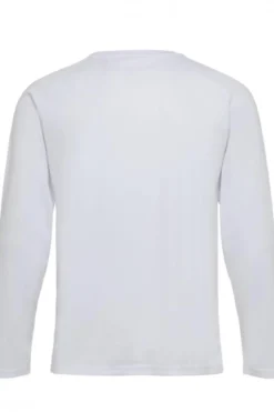 Langærmet Trænings T-shirt - Hvid