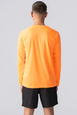 Langærmet Trænings T-shirt - Orange