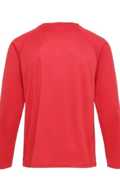 Langærmet Trænings T-shirt - Rød