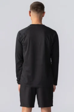 Langærmet Trænings T-shirt - Sort