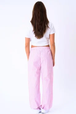 Layla Stribet Pants - Pink