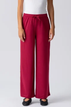Leah Loose Pants - Bordeaux