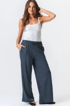 Leah Loose Pants - Grå