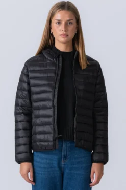 Let Puffer Jakke - Sort