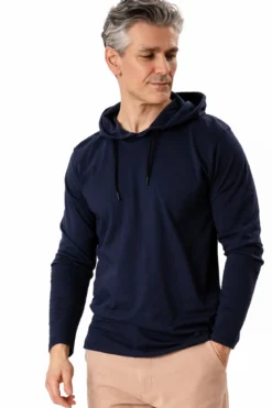 Light Hoodie - Blue Navy