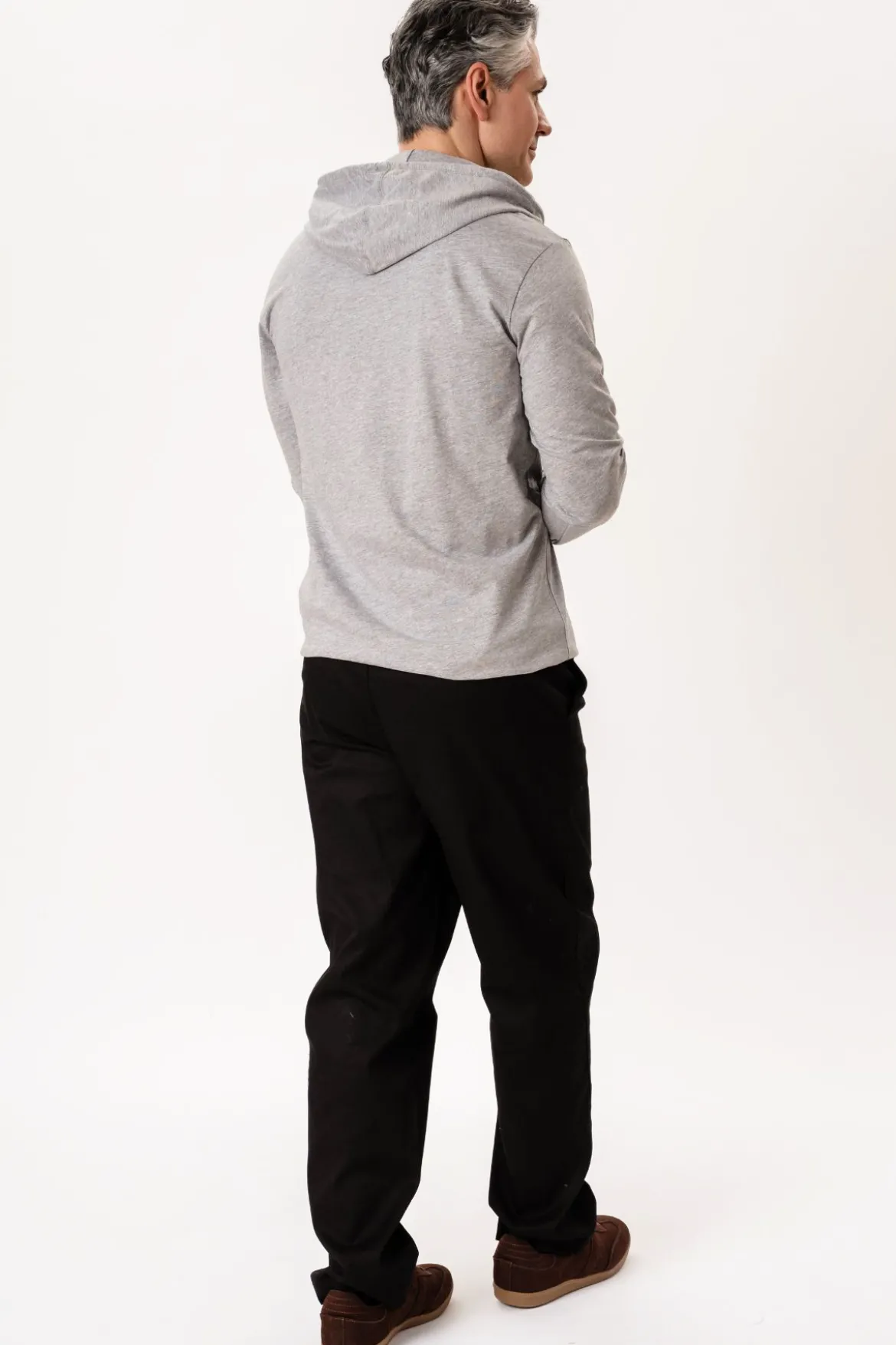 Light Hoodie - Lysegrå