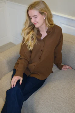 Lilly Skjorte - Brun