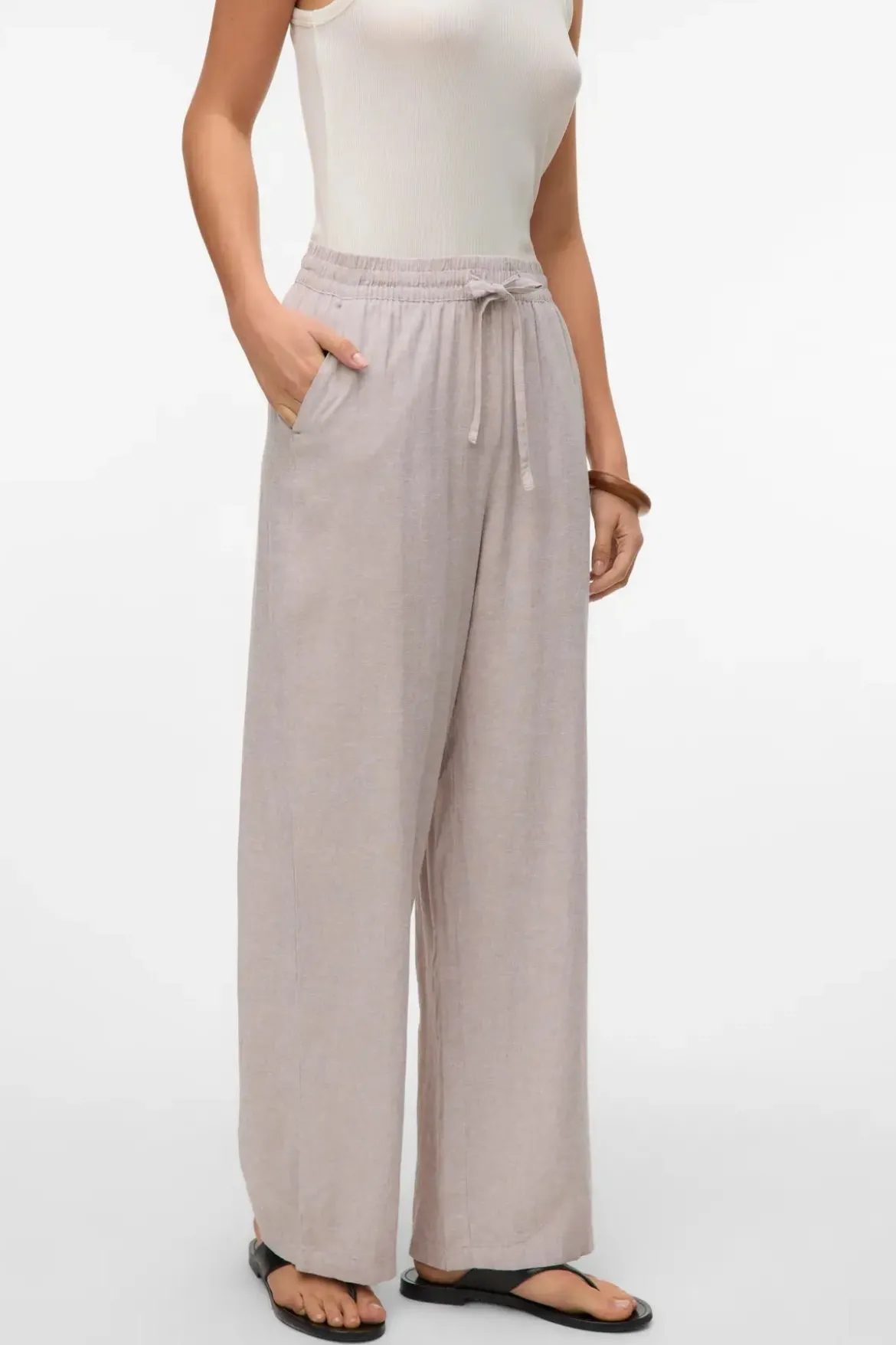 Linn Hw Pants - Moon Rock Melange