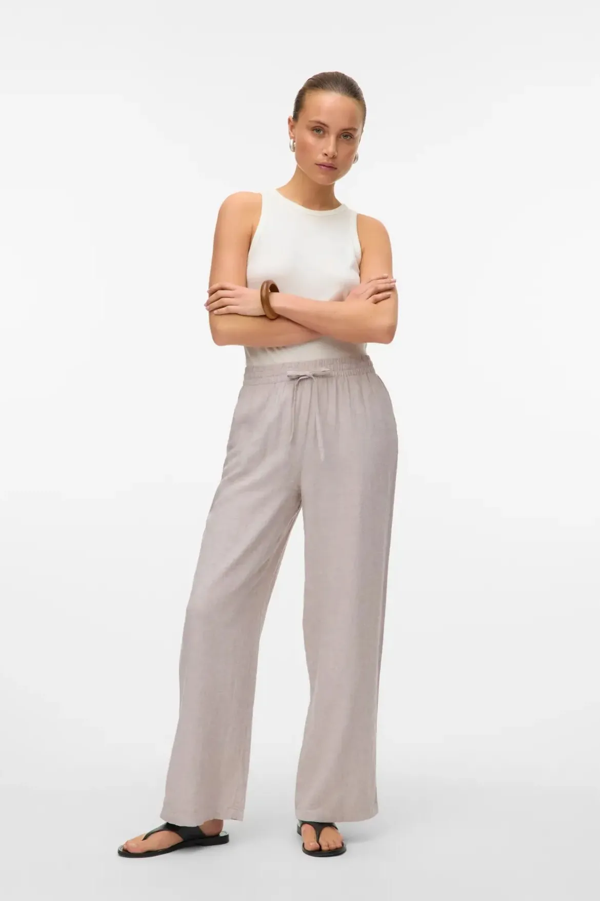 Linn Hw Pants - Moon Rock Melange