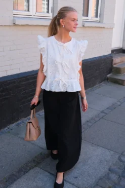 Linn Smock Ancle Skirt - Sort