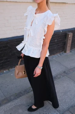 Linn Smock Ancle Skirt - Sort