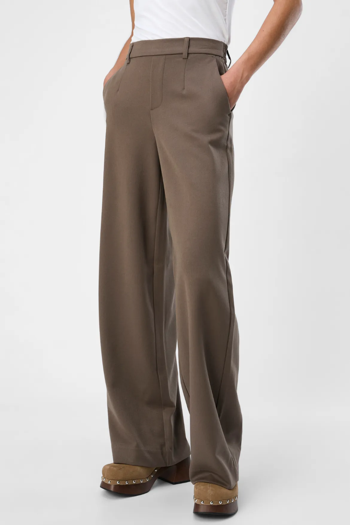 Lisa Wide Pant - Morel