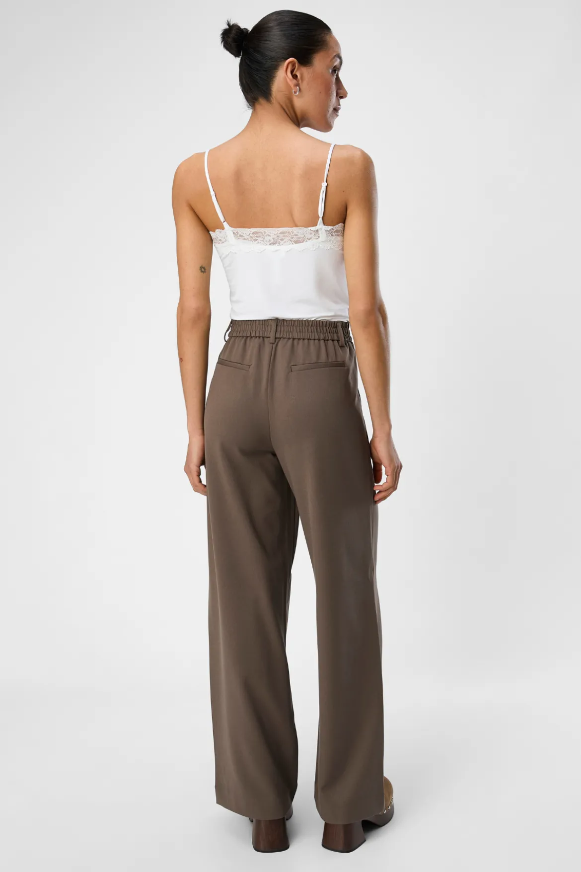 Lisa Wide Pant - Morel