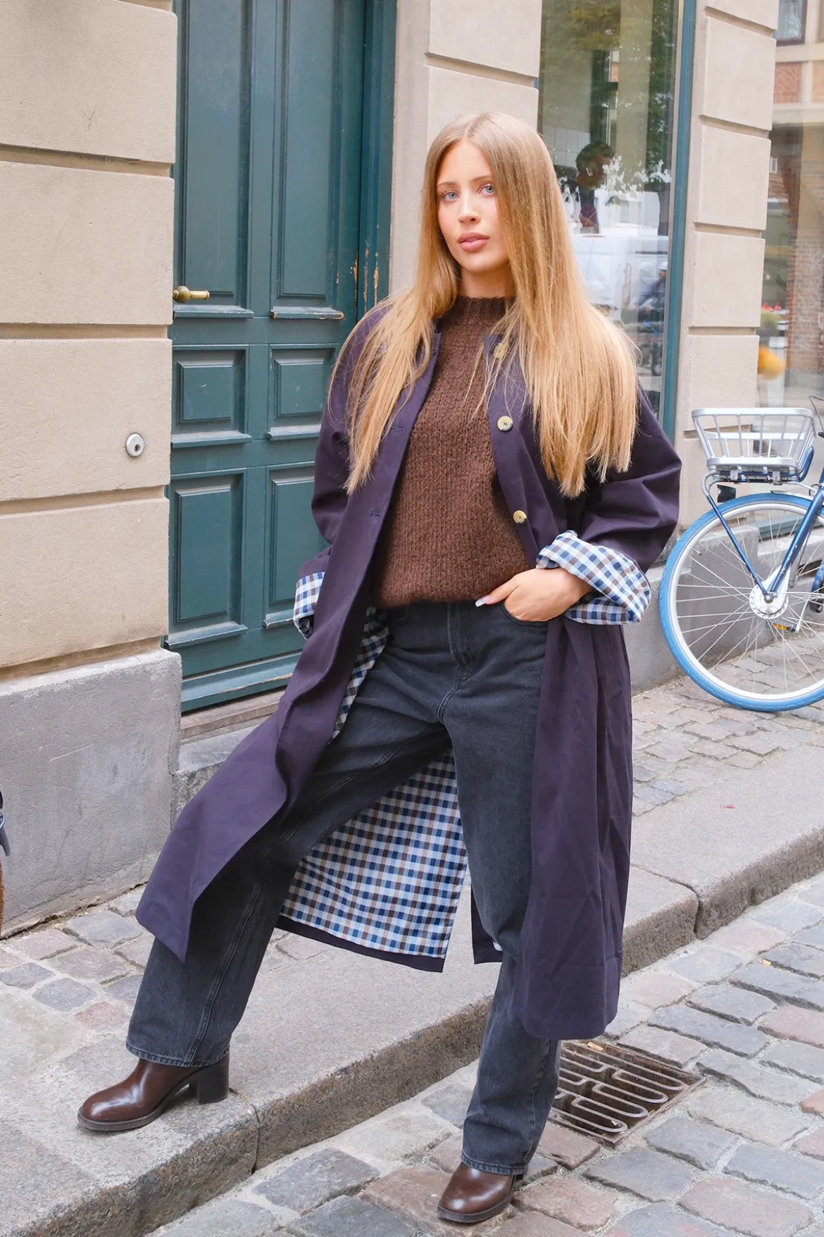 Livia Trenchcoat - Navy