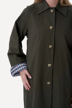 Livia Trenchcoat - Olivengrøn