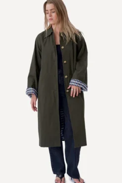 Livia Trenchcoat - Olivengrøn