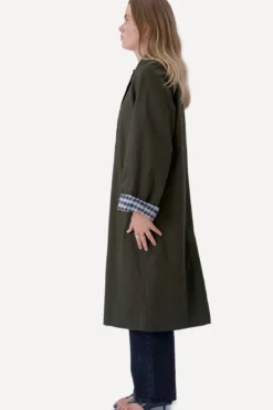 Livia Trenchcoat - Olivengrøn