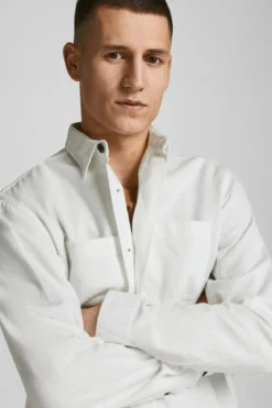 Logan Linned Skjorte - Hvid