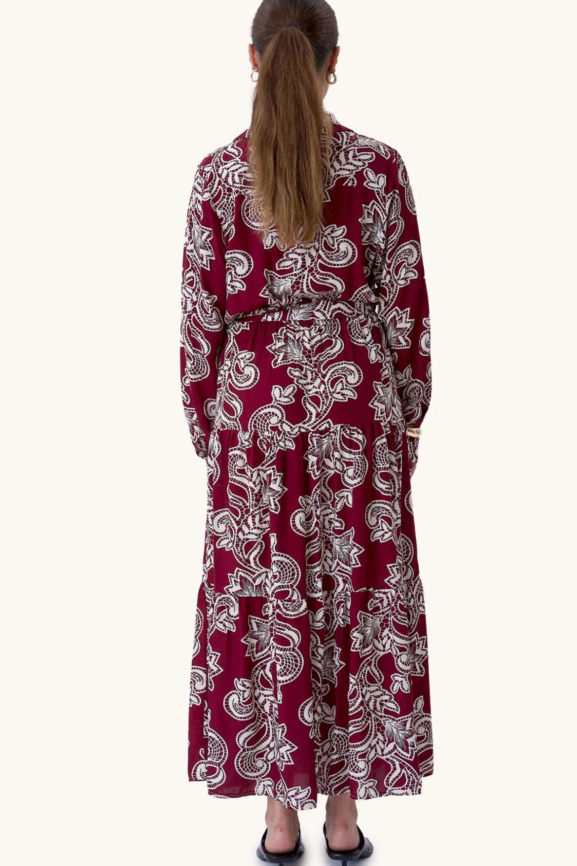 Lola Kjole - Vinrød
