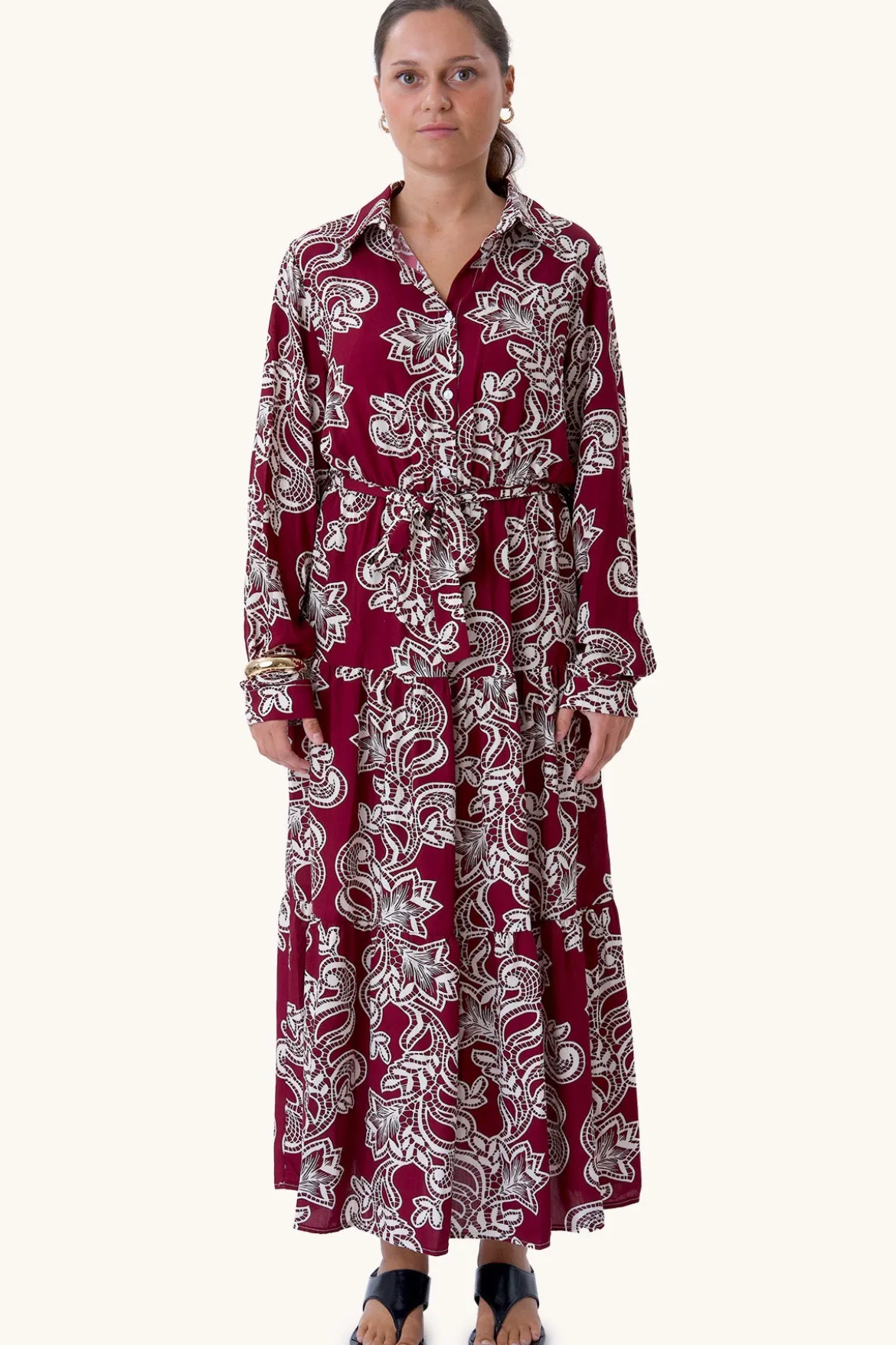 Lola Kjole - Vinrød