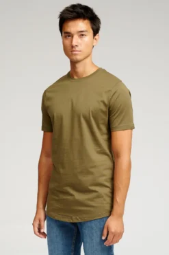 Long T-shirt - Armygrøn