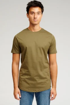 Long T-shirt - Armygrøn