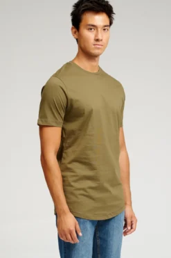 Long T-shirt - Armygrøn