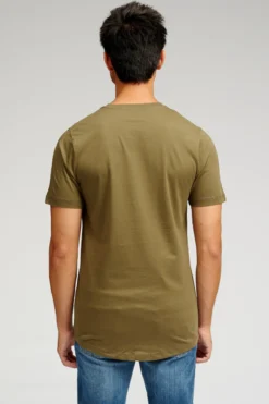 Long T-shirt - Armygrøn