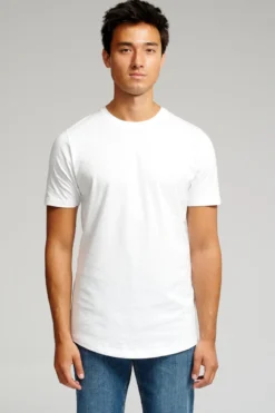 Long T-shirt - Hvid
