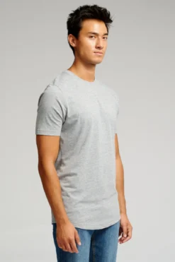 Long T-shirt - Oxford Grå