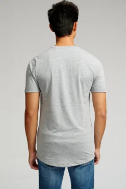 Long T-shirt - Oxford Grå