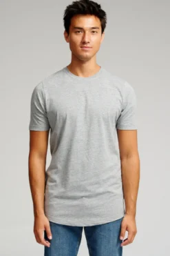 Long T-shirt - Oxford Grå