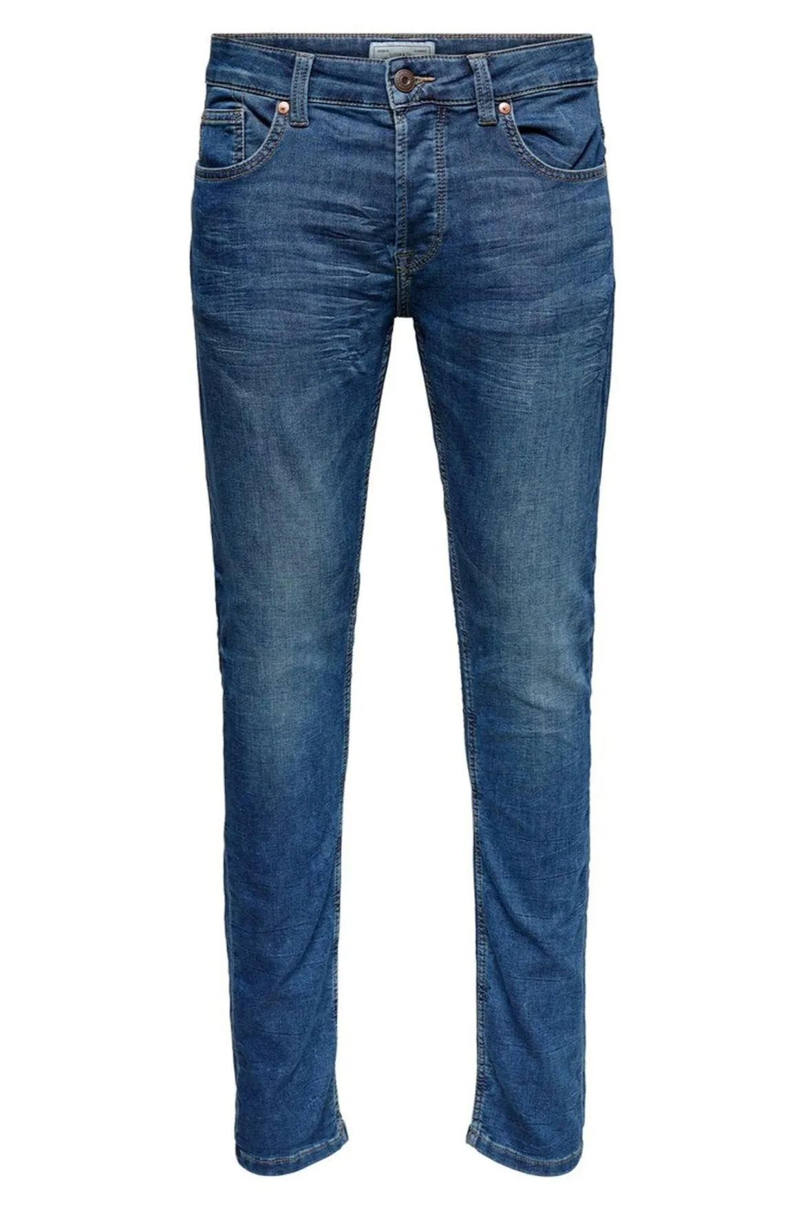 Loom Stretch Jeans - Blå denim