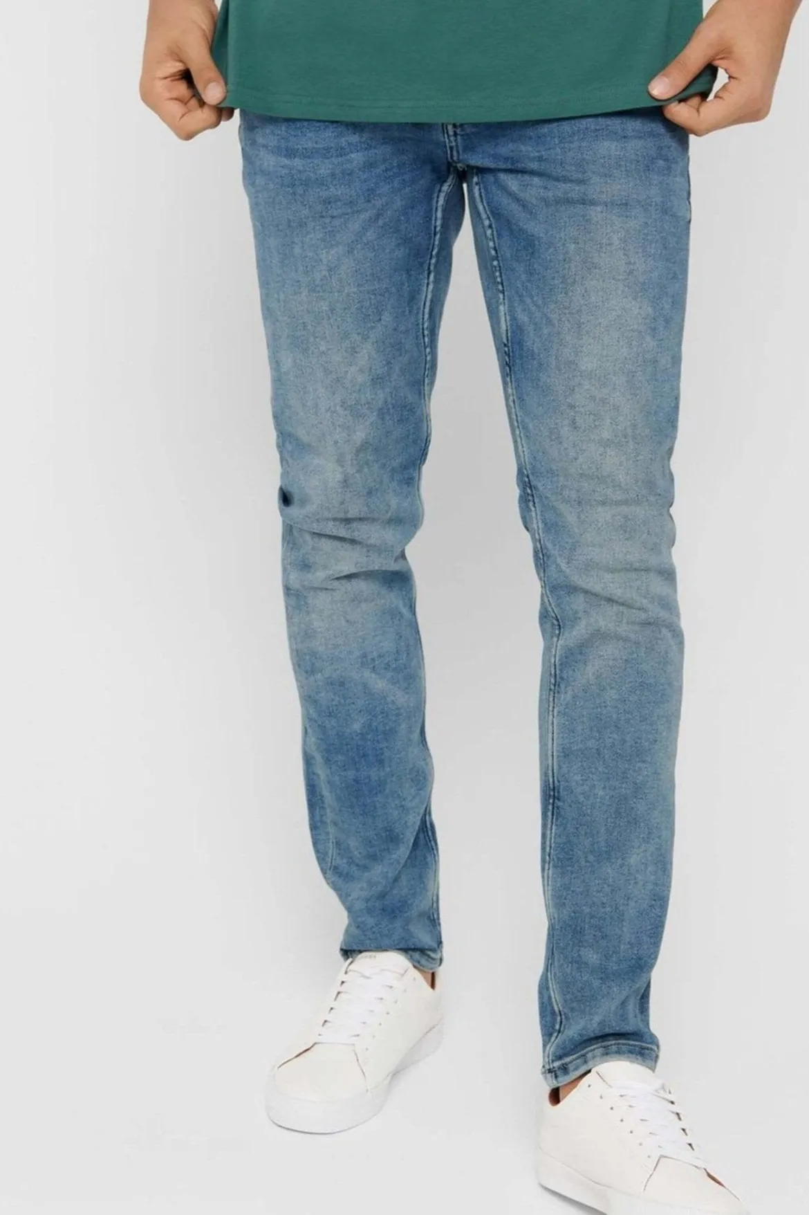 Loom Stretch Jeans - Denim Blue