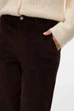 Margot Wide Corduroy Bukser - Chocolate Torte