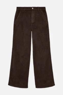 Margot Wide Corduroy Bukser - Chocolate Torte