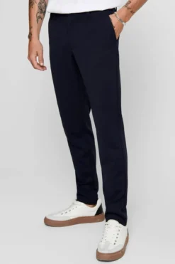 Mark Pants - Navy (stræk bukser)