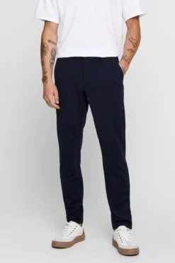 Mark Pants - Navy (stræk bukser)