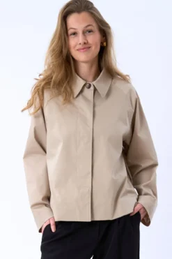Mavis Short Jacket - Beige