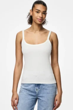 May Strap Top - Bright White