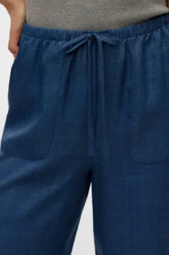 Melaney Loose Pant - Dark Denim Melange