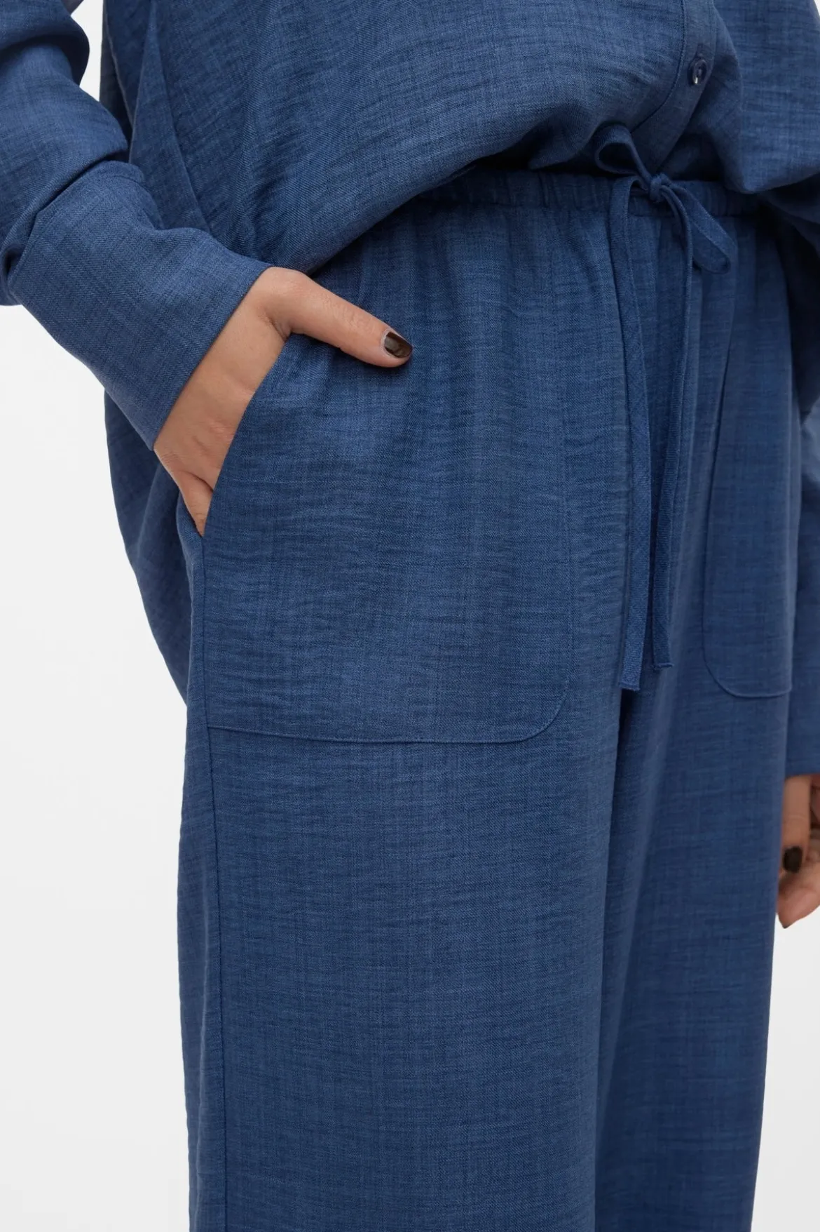 Melaney Loose Pant - Navy Blazer