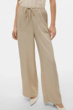 Melaney Loose Pant - Overcast Melange