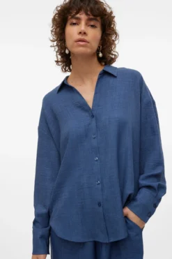 Melaney Queeny Skjorte - Navy Blazer