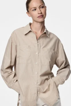 Melia Loose Shirt - Crockery