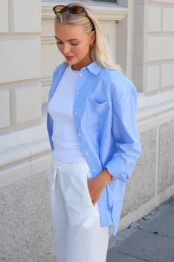 Melia Loose Shirt - Grapemist