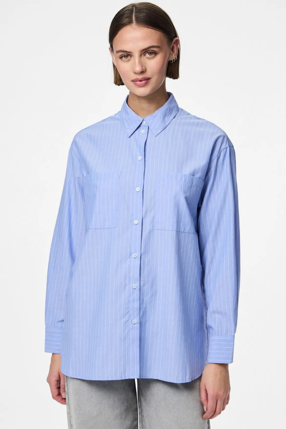 Melia Loose Shirt - Grapemist
