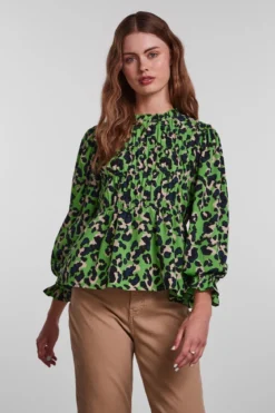 Meline Bluse - Grass Green