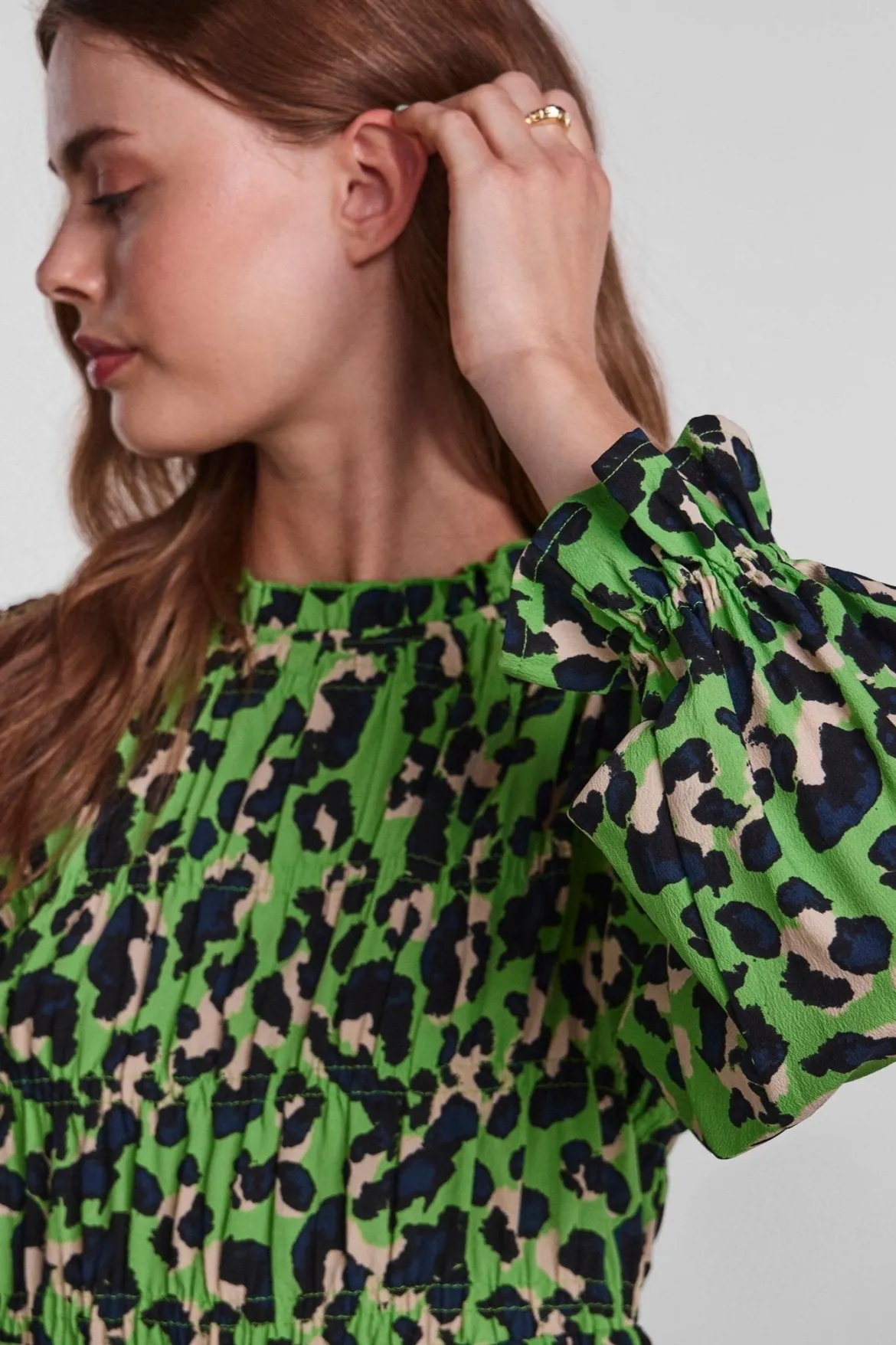 Meline Bluse - Grass Green