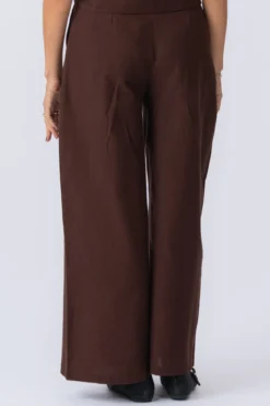 Melissa Wide Pants - Brun